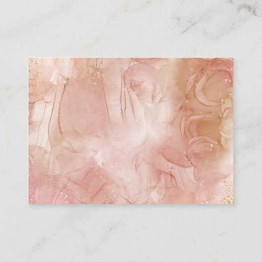 Carte D'accompagnement Seras-Tu Ma Fille Fleur ? | Script manuscrit (Dos)