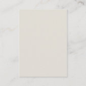 Carte D'accompagnement Serif Elegant Mariage moderne QR Code RSVP (Dos)
