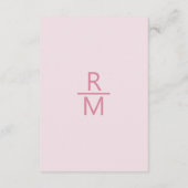 Carte D'accompagnement Shades of Pink Details (Dos)