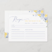 Carte D'accompagnement She Found Her Main Squeeze Recipe Card (Devant / Derrière)