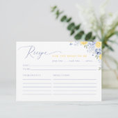 Carte D'accompagnement She Found Her Main Squeeze Recipe Card (Debout devant)