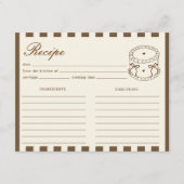 Carte D'accompagnement She's A Tini Bit Older Coffee Cake Birthday Recipe (Devant)