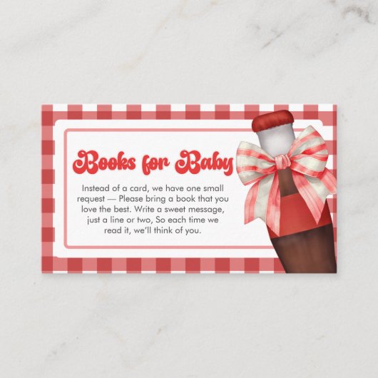 Carte D'accompagnement She's Ready to Pop Baby Shower Books for Baby (Devant)