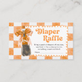 Carte D'accompagnement She's Ready to Pop Baby Shower Diaper Raffle (Devant)