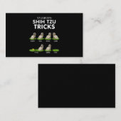 Carte D'accompagnement Shih Tzu Lover | Funny Shih Tzu Trick Dog Love (Devant / Derrière)