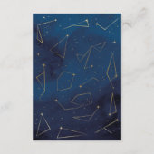 Carte D'accompagnement Signes du zodiaque pour la réception de mariage Na (Dos)