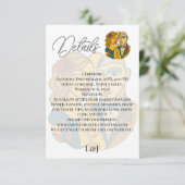 Carte D'accompagnement Silhouette artistique Destination Mariage Art mode (Debout devant)