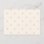 Carte D'accompagnement Silly Goose Coquette Baby Shower (Dos)