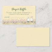Carte D'accompagnement Silly Goose Diaper Raffle (Devant / Derrière)