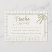 Carte D'accompagnement Silly Goose Levée neutre En vichy demande de réser (Devant)