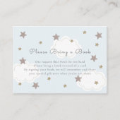 Carte D'accompagnement Silve Stars & Clouds Baby Blue S'il vous plaît app (Devant)