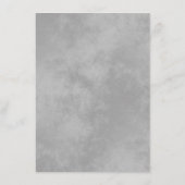 Carte D'accompagnement Silver Frills Elegant Black Mariage Détails (Dos)