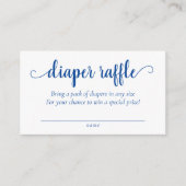 Carte D'accompagnement Simple Barreau Bleu | Baby shower de Cerulean (Devant)