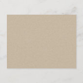 Carte D'accompagnement Simple Élégant Script Terracotta Mariage RSVP (Dos)