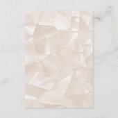 Carte D'accompagnement Simple Elegant Terracotta Neutral Détails Mariage (Dos)