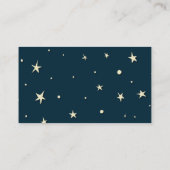 Carte D'accompagnement Simple Lune Bleue Raffin (Dos)