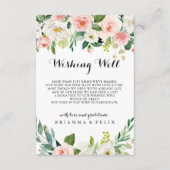 Carte D'accompagnement Simple Mariage de feuillage vert floral (Devant)