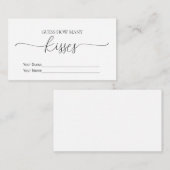 Carte D'accompagnement Simple Minimal combien de Fêtes des mariées de bai (Devant / Derrière)