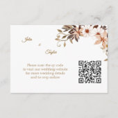 Carte D'accompagnement Simple Minimal Enclosure Card (Devant)