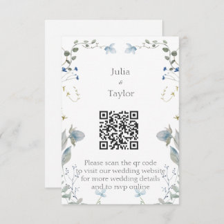 Carte D'accompagnement Simple Minimal Enclosure Card