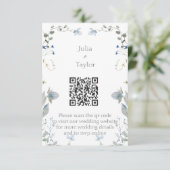 Carte D'accompagnement Simple Minimal Enclosure Card (Debout devant)