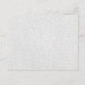 Carte D'accompagnement Simple moderne Linge gris clair "look" (Dos)