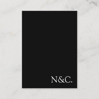 Carte D'accompagnement Simple Moderne Minimaliste Mariage Noir Et Blanc