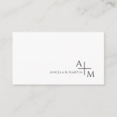 Carte D'accompagnement Simple moderne noir blanc RSVP QR Code (Devant)