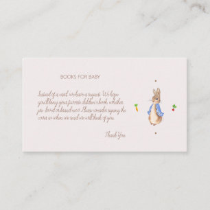 Carte D'accompagnement Simple Pierre le lapin