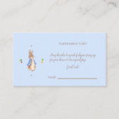 Carte D'accompagnement Simple Pierre le lapin (Devant)