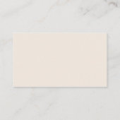 Carte D'accompagnement Simple Rustic Fall Beige Mariage Website (Dos)