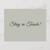 Carte D'accompagnement Simple Sage Green Nous avons déménagé Changement d (Dos)