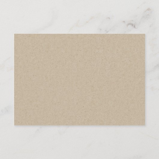 Carte D'accompagnement Simple Script Calligraphy Wedding Details (Dos)