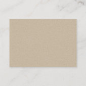 Carte D'accompagnement Simple Script Terracotta Rust Mariage Weu Bien (Dos)