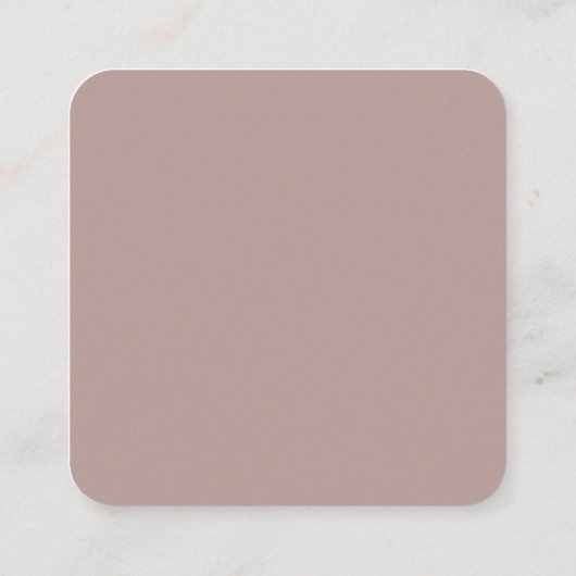 Carte D'accompagnement Simple Script Wedding RSVP Détails QR Code Mauve (Dos)