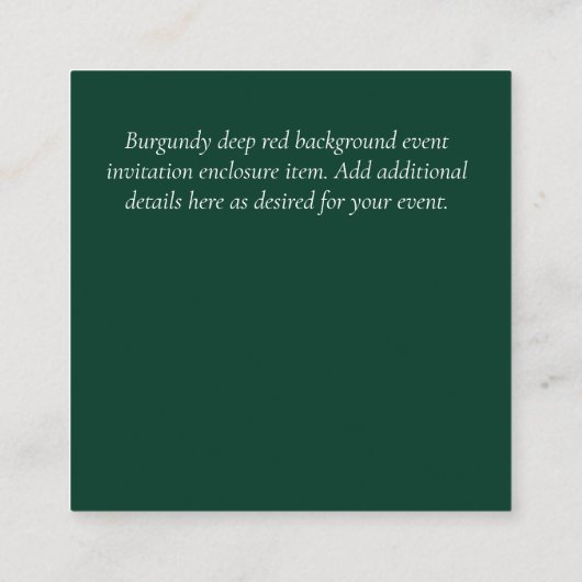 Carte D'accompagnement Site de code QR de budget RSVP détails de mariage  (Dos)