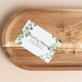 Carte D'accompagnement Site de Mariage Feuille vert tropical