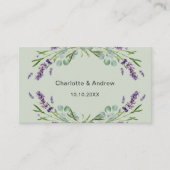 Carte D'accompagnement Site de réponse du mariage Lavender code QR RSVP (Devant)