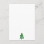 Carte D'accompagnement Site du Mariage Floral Forêt Qr (Dos)