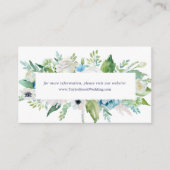 Carte D'accompagnement Site Mariage de Fleurs blanches classiques (Devant)