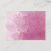 Carte D'accompagnement Site Mariage de Monogramme Mauve Pink (Dos)