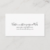Carte D'accompagnement Site Mariage espagnol simple (Devant)