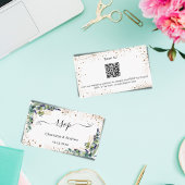 Carte D'accompagnement Site mariage Eucalyptus de verdure RSVP QR code