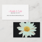 Carte D'accompagnement site mariage moderne daisy (Devant / Derrière)