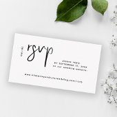 Carte D'accompagnement Site mariage moderne en ligne rsvp