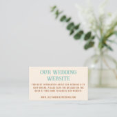 Carte D'accompagnement Site mariage QR Code Cowboy Pays Ouest (Debout devant)