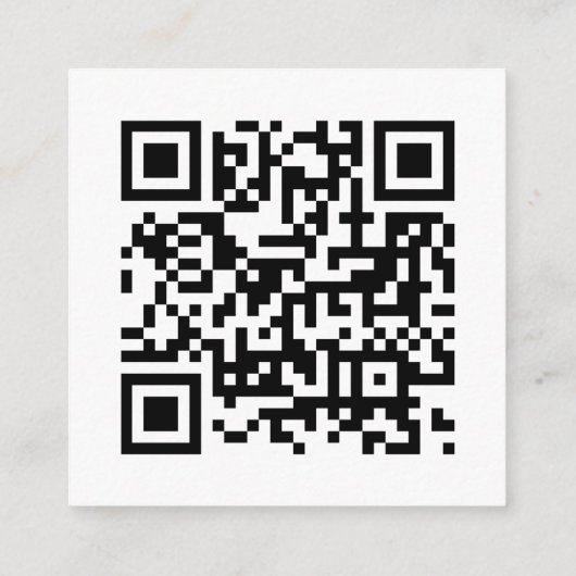 Carte D'accompagnement Site mariage | QR Code Elegant photo RSVP (Dos)