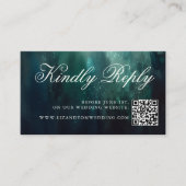 Carte D'accompagnement Site mariage QR Code Enchanted Garden Wedding (Devant)