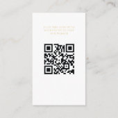 Carte D'accompagnement Site mariage QR Code Orange Citrus (Dos)