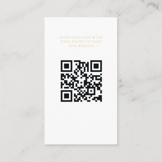 Carte D'accompagnement Site mariage QR Code Orange Citrus (Dos)